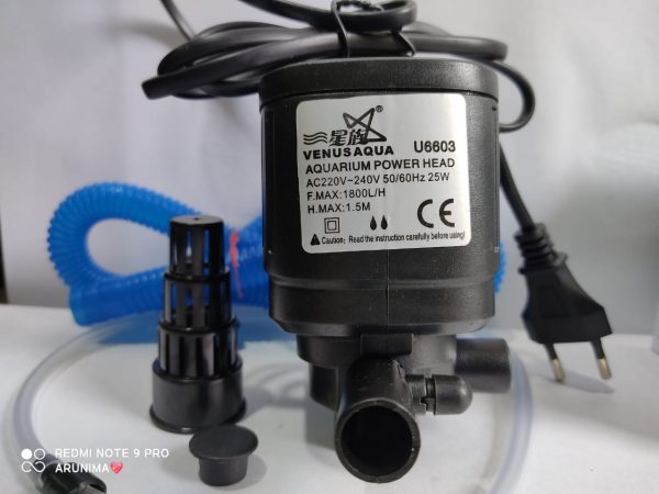 Venusaqua Aquarium Power Head U6603 - Image 2