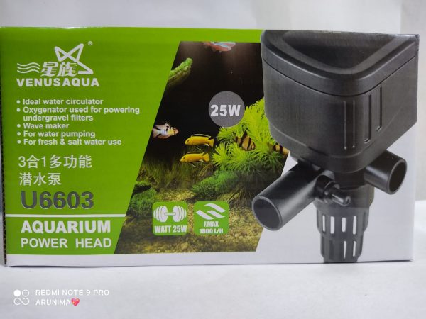 Venusaqua Aquarium Power Head U6603