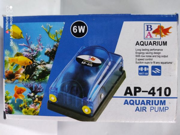 Aqua Aquarium Air Pump AP 410