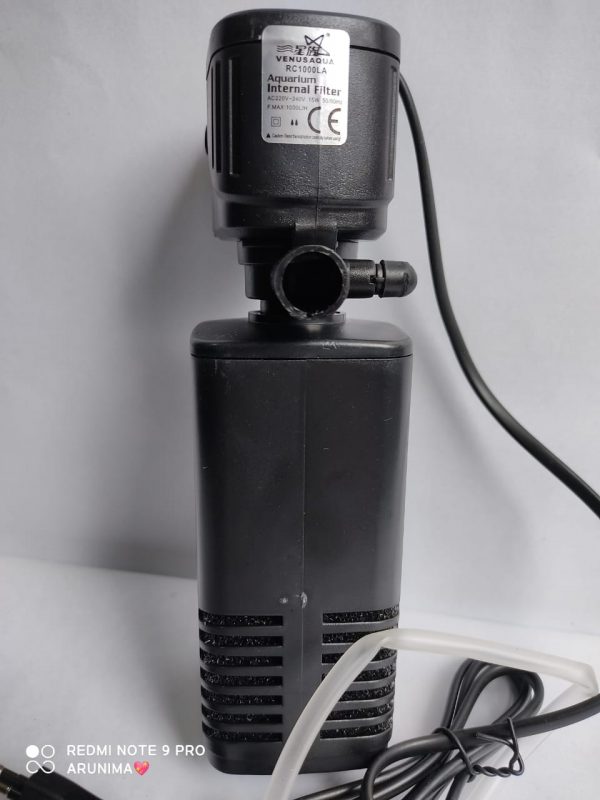 Venusaqua Aquarium Internal Filter RC-1000-LA - Image 2